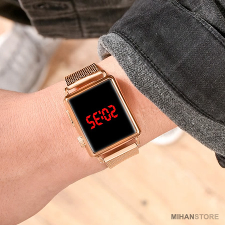 ساعت LED صفحه لمسی طرح Apple